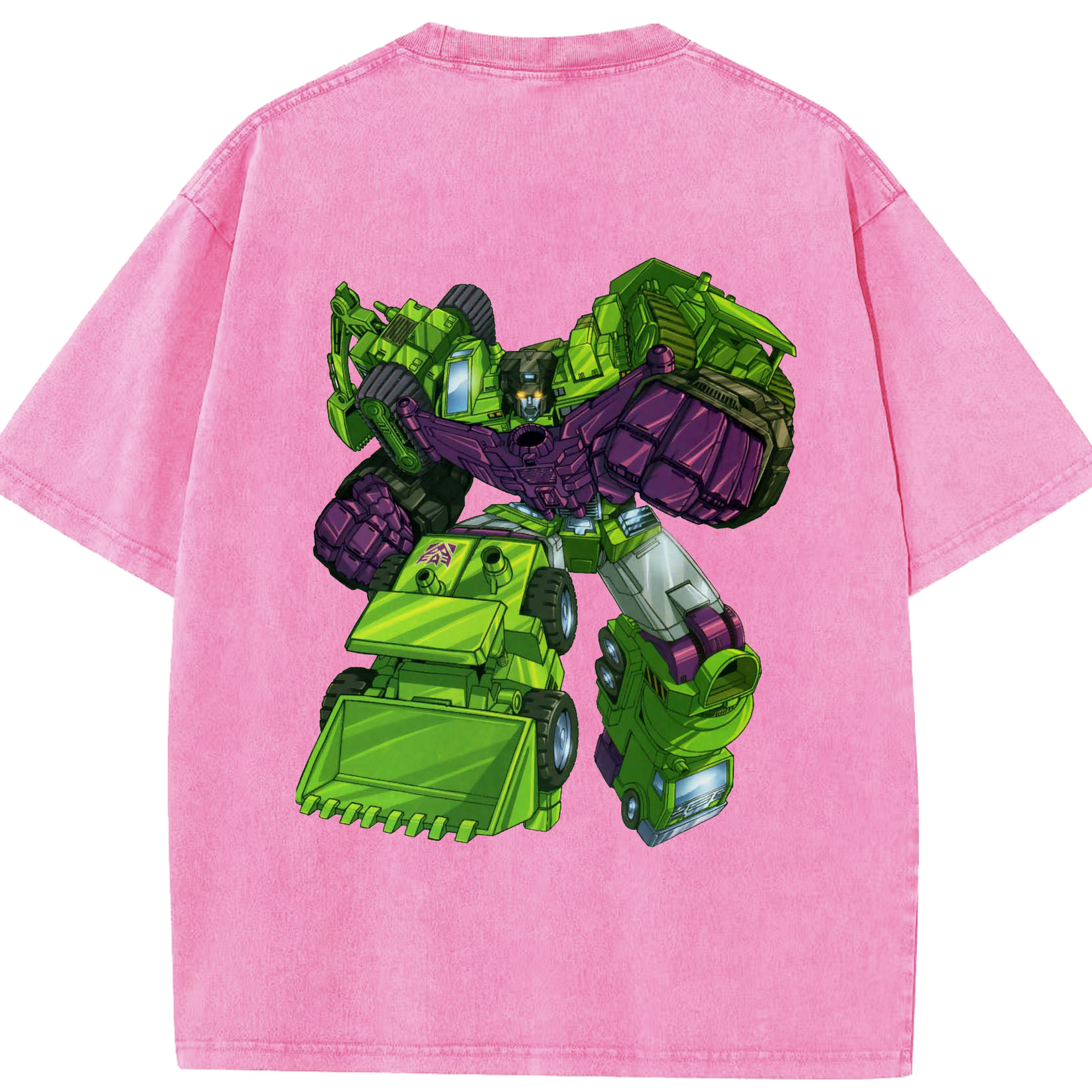 （画像用）  綿100% ヴィンテージ風 半袖Tシャツ（背面プリント）